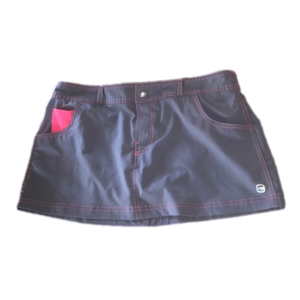 Free Country Gray and Peach Swim Skirt